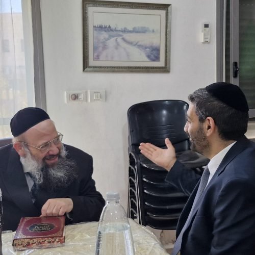 ביקור של השר ר' מיכאל מלכאלי